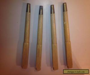 Item Mid Century table legs lot of 4 for Sale