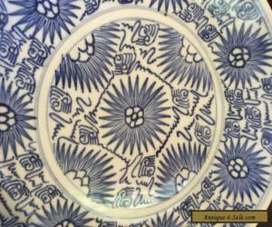 Item Vintage/Antique Chinese Oriental Blue Glazed Plate for Sale