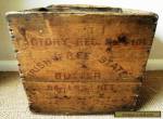 Very Rare Antique 'Irish Free State' Wooden Butter Crate/Box - Advertising for Sale