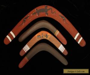 Item Group of 4 retro returning boomerangs 70s for Sale