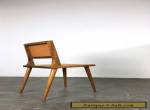 Rare Vintage Mid Century Modern Walnut Cane Chair 1950's Laszlo Risom Dunbar Era for Sale