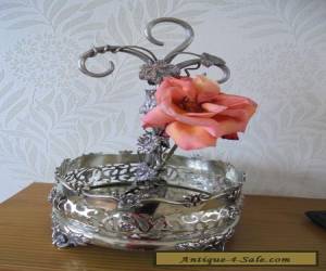 Item Unusual Vintage Silver Plated Centrepiece for Sale