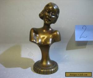 Item Vintage antique hand made solid brass figurine, RARE for Sale