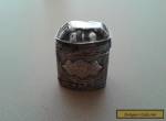 ANTIQUE 19TH CENTURY DUTCH SILVER SPICE BOX for Sale