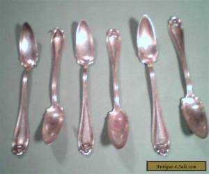 Item Oneida Wm A Rogers SXR Silverplate 6 Fruit  Spoons 1910 Abington  for Sale