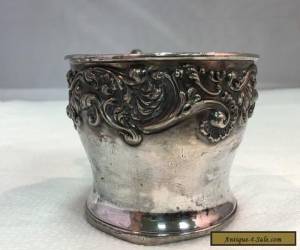 Item Superior Silverplate Cup, Shaving Mug for Sale