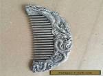 Collectibles Decorated Miao Silver Hand-carved beauty Comb  for Sale