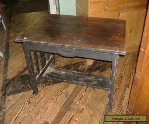 Item Mission Oak Library Table Computer Desk Arts Crafts Vintage Antique for Sale