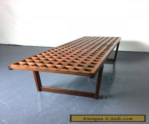 Item Vintage Mid Century Danish Modern Teak Bench Coffee Table Peter Lovig Nielsen for Sale