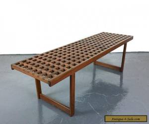 Item Vintage Mid Century Danish Modern Teak Bench Coffee Table Peter Lovig Nielsen for Sale