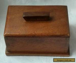 Item Vintage Art Deco Mahogany ? Box  for Sale
