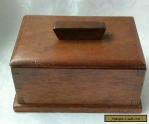 Item Vintage Art Deco Mahogany ? Box  for Sale