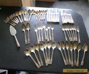 Item Antique/Vintage  63 piece community silver plated cutlery set. all matching for Sale