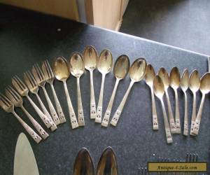 Item Antique/Vintage  63 piece community silver plated cutlery set. all matching for Sale