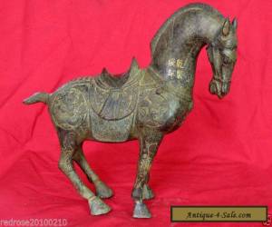 Item Rare Qing Dynasty(1736-1795)Bronze Statue Horse for Sale