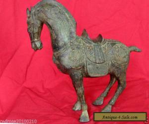 Item Rare Qing Dynasty(1736-1795)Bronze Statue Horse for Sale