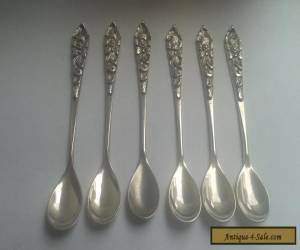 Item a set of vintage/antique solid siver  spoons for Sale