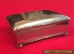 Vintage Silver Plated Trinket Box c.1930's for Sale