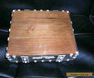 Item VINTAGE COLLECTABLE  BONE AND WOODEN  BOX for Sale