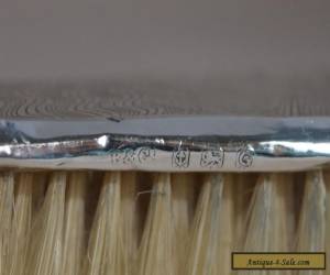 Item Vintage Ladies Sterling Silver Clothes Brush -Engine Turned- BROADWAY & CO 1931 for Sale