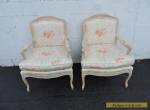 Pair of Vintage French Wide Living Room Side by Side Chairs 7544 for Sale