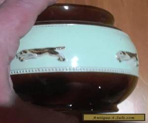Item Horse and Hounds embossed Tobacco Jar for Sale