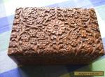 wooden box hand carved in india see details for Sale