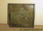 Antique Chinese Bronze Tray Possible Scholar's Item Early Engraved  for Sale