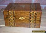 19th Century Sewing Box. Beautiful Detail for Sale