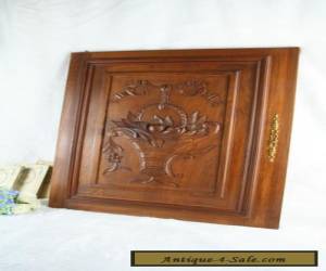 Item Antique French wood carved door panel cabinet NO1 for Sale