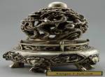 Collectible Decorated Handwork Tibet Silver Carve Dragon Ball Incense Burner for Sale