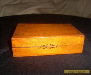 Item Small Rectangular Antique Wooden Box. for Sale