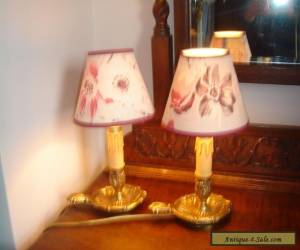 Item A pair of vintage French table lamps for Sale