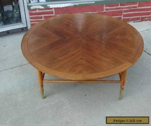 Item Vintage Mid Century Modern Large 48" Walnut Coffee table by Lane  for Sale