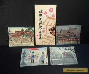 Item Tokuriki Tomikichiro Japanese Woodblock Print Postcard Set of 4 Diff Unused for Sale