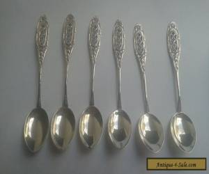 Item a set of vintage/antique  silver spoons for Sale