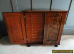 A 19th Century Flame Mahogany Collectors Cabinet for Sale