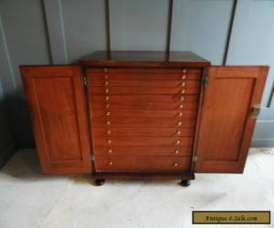 Item A 19th Century Flame Mahogany Collectors Cabinet for Sale