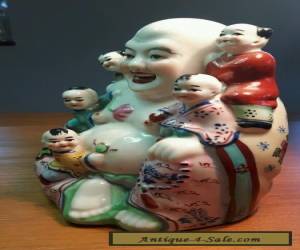 Item VINTAGE PORCELAIN BUDDHA WITH CHILDREN for Sale