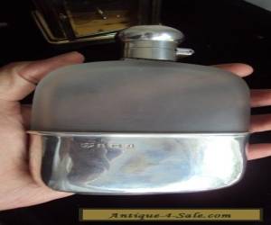 Item ANTIQUE SOLID SILVER HIP HUNTING FLASK MAPPIN & WEBB for Sale