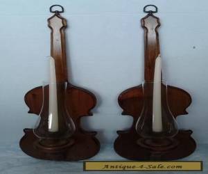 Item victorian violin candle holders for Sale