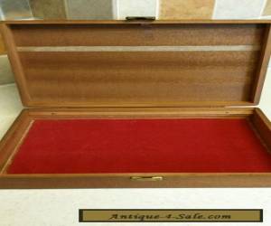 Item Vintage Mahogany Box with Dovetailed joints for Sale