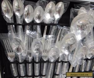 Item Vintage Wm Rogers & Son Silverplated Enchanted Rose Flatware Complete 53 pc Set  for Sale
