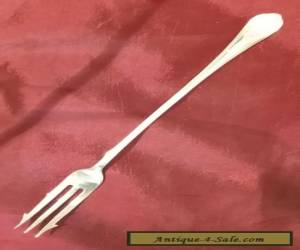 Item Lovely Antique Silver Plated Pickle Fork for Sale