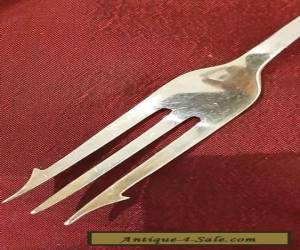 Item Lovely Antique Silver Plated Pickle Fork for Sale