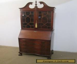 Item 57038 Antique Mahogany secretary desk with Bookcase Top for Sale