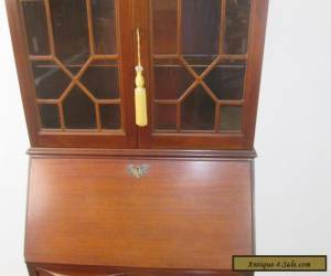 Item 57038 Antique Mahogany secretary desk with Bookcase Top for Sale