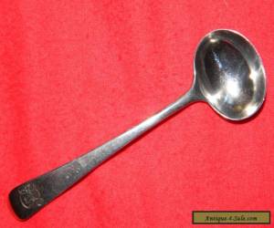 Item 206 years old antique 1810 hallmarked sterling silver mustard spoon. for Sale