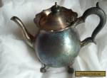 Antique vintage Martin hall 1929 silver tea pot for Sale