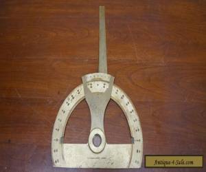 Item E. Esdaile & sons Sydney Brass Protractor mariner nautical map ship chart for Sale